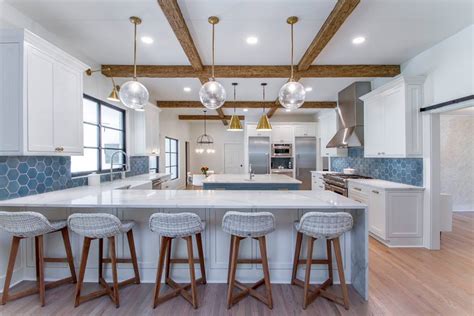 Beams can do more than march across the ceiling in soldier like lines. How To Integrate Ceiling Beams Into Your Kitchen - AZ Faux ...