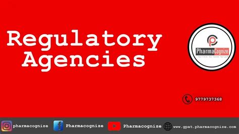 Regulatory Agencies Youtube