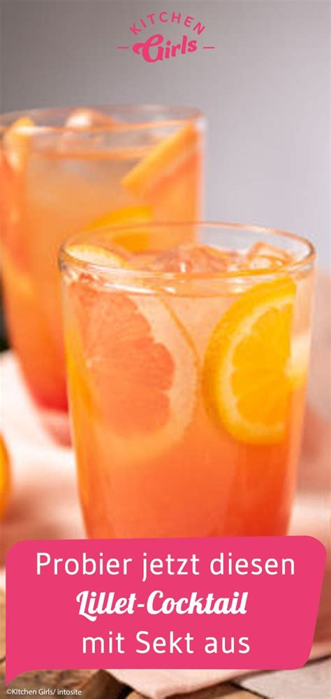 Lillet -Cocktail mit Sekt Rezept