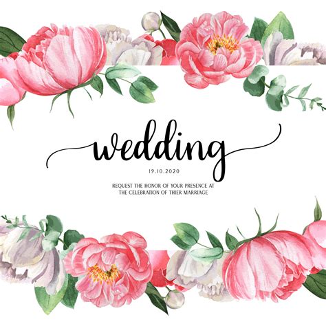Flower Clipart Wedding Invitation Flower Wedding Invitation Images