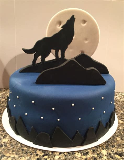 Wolf Cake Wolf Cake Disney Birthday Cakes 60th Birthday Cakes