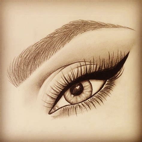 How To Draw An Eye With Teardrop For Beginners Easy Way To Draw A