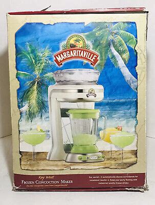 Margaritaville Frozen Concoction Maker Mixer Dm Key West Shave Ice Blender Ebay