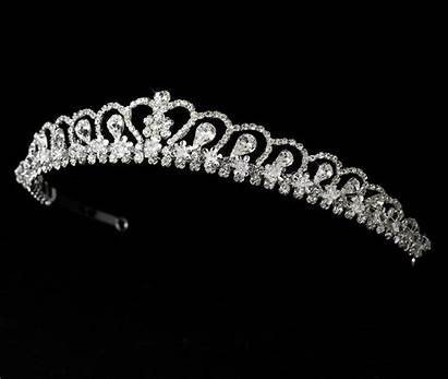 Rhinestone Tiara Bridal Royal Hp Silver Tiaras