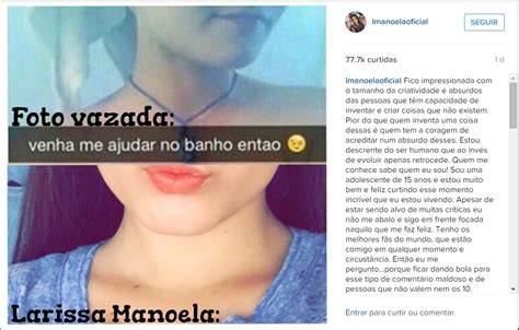 Bomba Larissa Manoela Tem Foto Vazada E Desabafa No Seu Instagram Confira