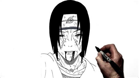 How To Draw Itachi Uchiha Step By Step