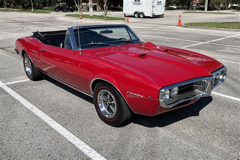 Sold 1967 Pontiac Firebird 400 Convertible With Matching Numbers