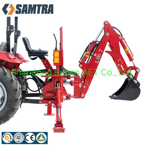 Tractor Backhoe For Farm Tractor With Front End Loader And Digger