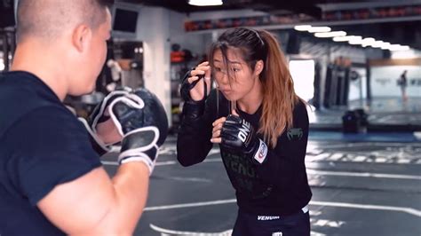 Angela Lee Takes On Brother Christian And Others In Training Youtube