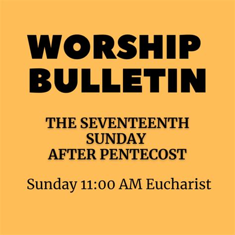 Worship Bulletin 11 00 Am Sunday October 2 2022 St Matthews Evangelical Lutheran Church
