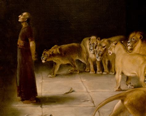 Daniel In The Lions Den Painting