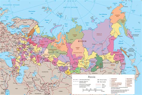 Map Of Russia And Europe