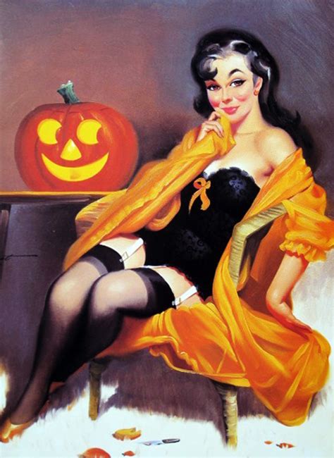 The Horror Show Vintage Halloween Pinups