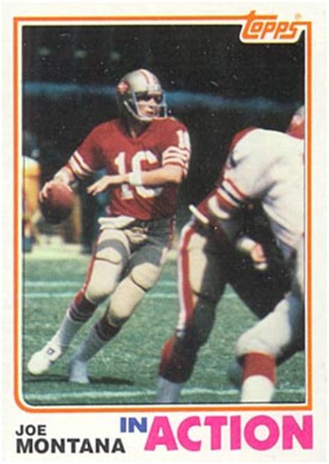 Few athletes can boast as an impressive career as joe montana. 1982 Topps Joe Montana #489 Football Card Value Price Guide