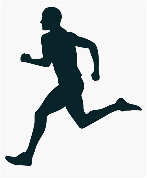 Runner Silhouette Hd Png Download Kindpng