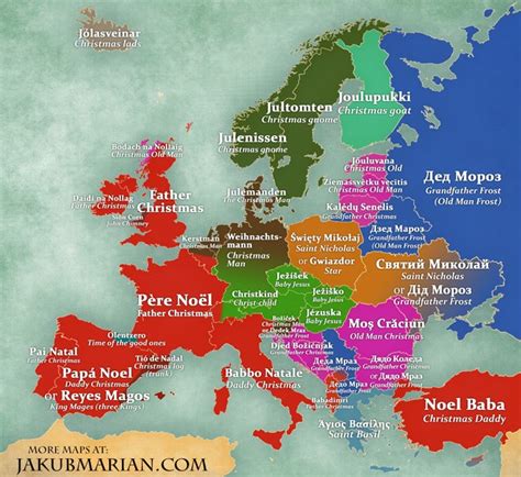 Heres What Santa Claus Is Called In Different Countries Around The