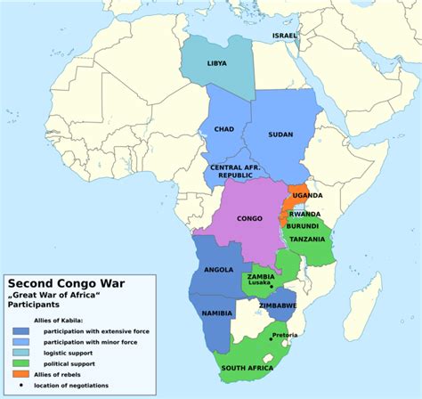 Carte Des Guerres Et Conflits En Afrique