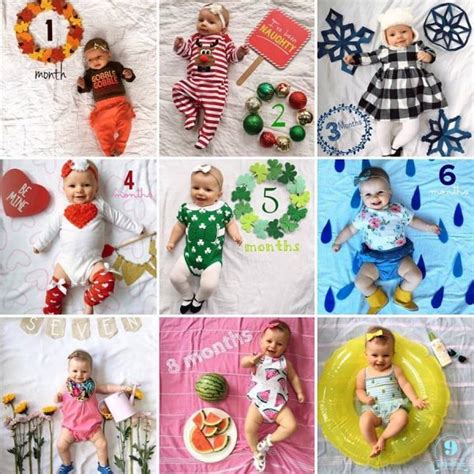 15 Adorable Monthly Baby Picture Ideas The Postpartum Party