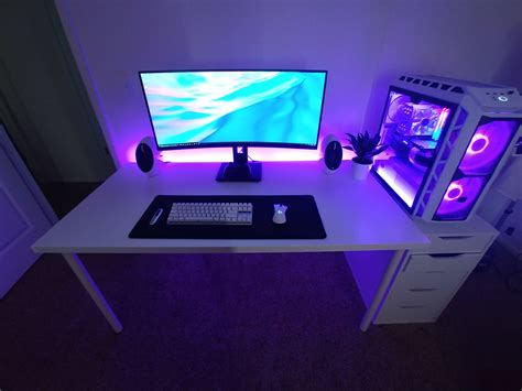 My Dream White Build Battlestation Is Finally Complete Gaming Room