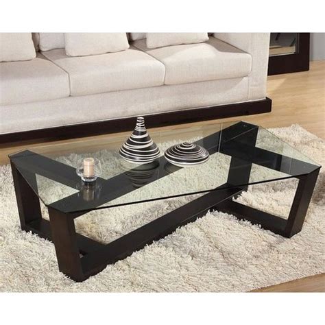 Beautifully handcrafted, quality solid wood tables up to 33% off! Rectangular Wooden & Glass Drawing Room Center Table ...
