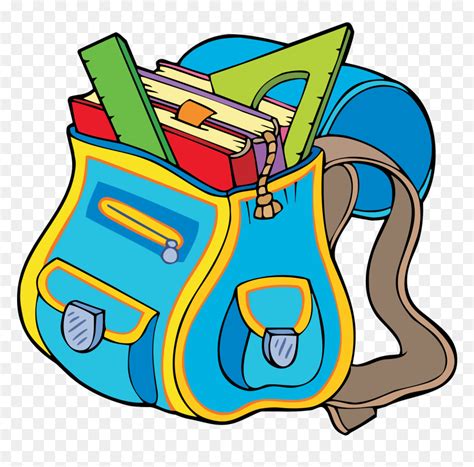School Bag Clip Art Library