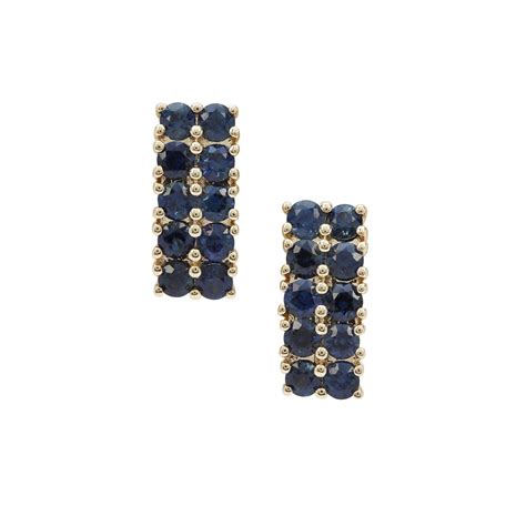 Ct Australian Blue Sapphire K Gold Earrings Gemporia