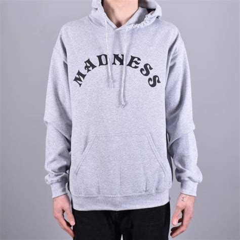 madness skateboards asylum pullover hoodie sport grey skate clothing from native skate store uk