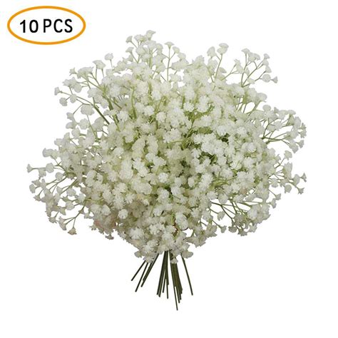 gypsophila artificial flowers white gypsophila fake bouquet wedding decoration silk real touch