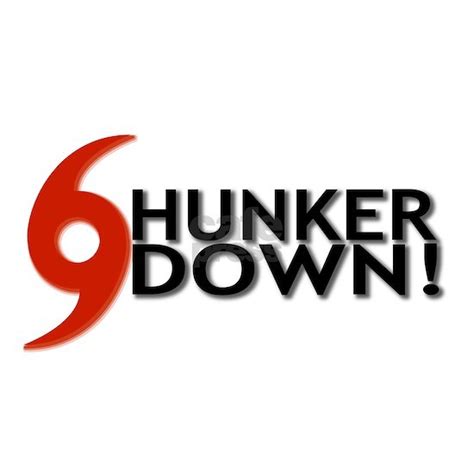 Hunker Down Bumper Sticker By Hunker Down Cafepress