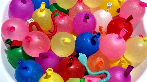 Mini Water Balloons Pop Youtube