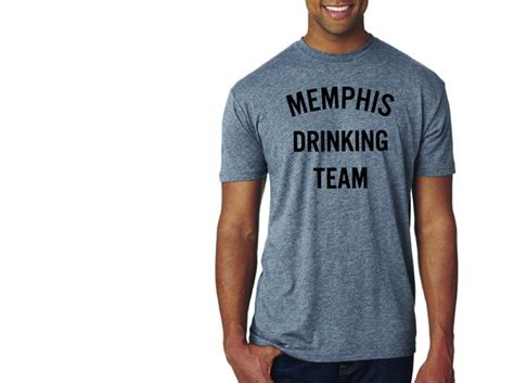 Memphis Drinking Team T Shirt Circa Wear
