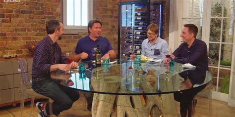 It is currently presented by james martin; Friday night and Saturday Kitchen