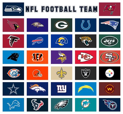 10 Best Nfl Football Logos Printable Pdf For Free At