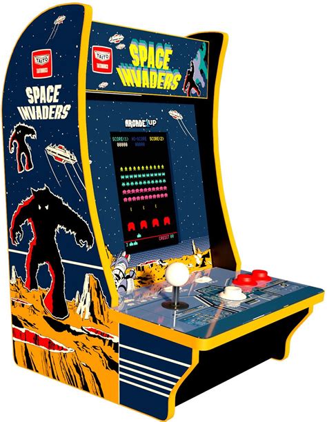 Best Buy Arcade1up Space Invaders Countercade Space Invaders 815221026186