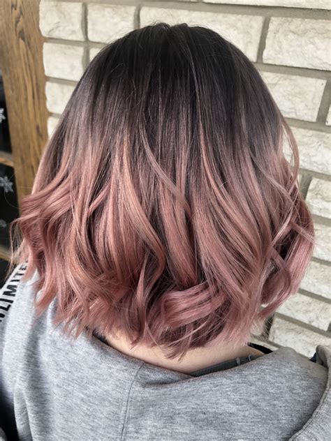 Grey Pink Hair