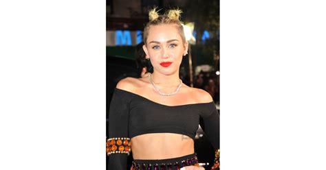 Miley Cyrus 2013 Tbt Gagas Steak Hat Mileys Buns And More Iconic Vmas Looks Popsugar