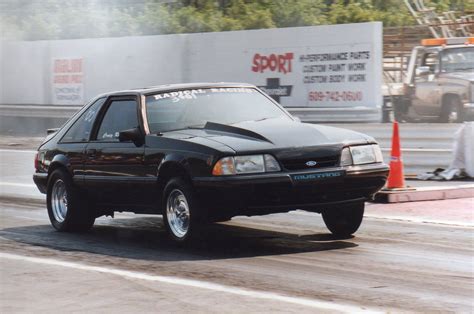 Historical Fox Body Drag Race Ford Mustang Photos Hot Rod Network