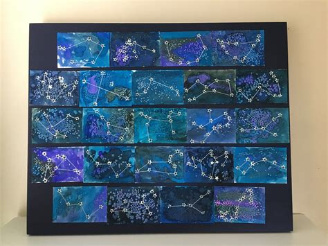 Constellation Class Art Project Class Art Projects Space Art