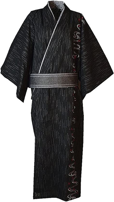 Maysong Mens Japanese Yukata Japanese Kimono Home Robe