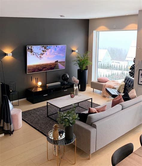 A clever and at the same time practical idea can be to create two or more seating areas that complement each other rather than trying to. Pinterest // @JusLiv in 2020 | Simple living room, Modern ...