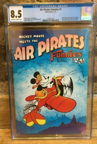 Air Pirate Funnies 1 Hell Comics Recalled Banned Disney 1971 Cgc 85