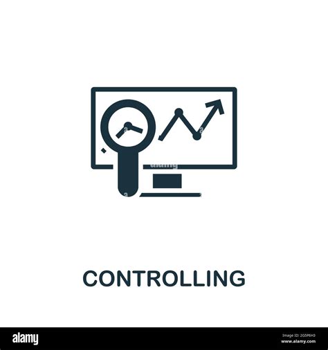 Controlling Icon Simple Creative Element Filled Monochrome