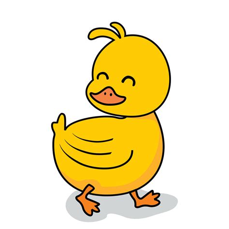 Cute Baby Duck Cartoon