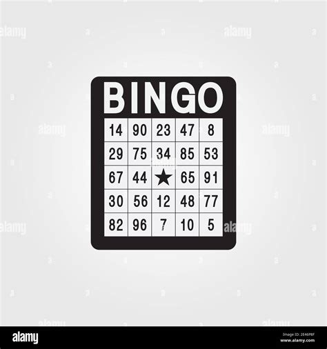 Bingo Icono De Plano único Sobre Fondo Blanco Ilustración Vectorial Imagen Vector De Stock Alamy