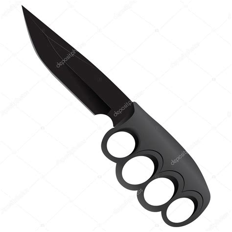 Knife With Finger Holes Stock Vector By ©vipdesignusa 41690121