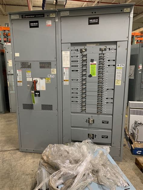 Ge Switchboard Main Breaker Panel 800a 2w 125v Dc Nema 1 Randg