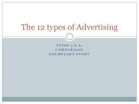 The 12 Types Of Advertising 5and6