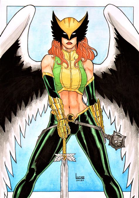 Hawkgirl Art