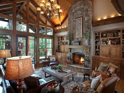Rustic Great Room With Built In Bookshelf By Joe Folsom Zillow Digs