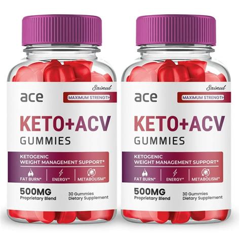 Ace Keto Acv Gummies Maximum Strength For Weight Management Apple